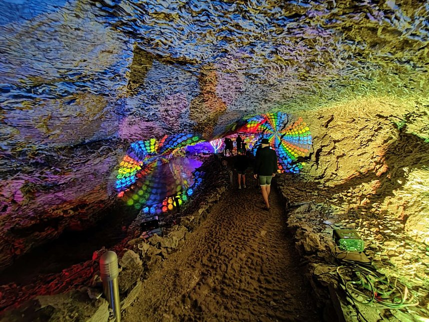 World of Lights in der Barbarossah&ouml;hle