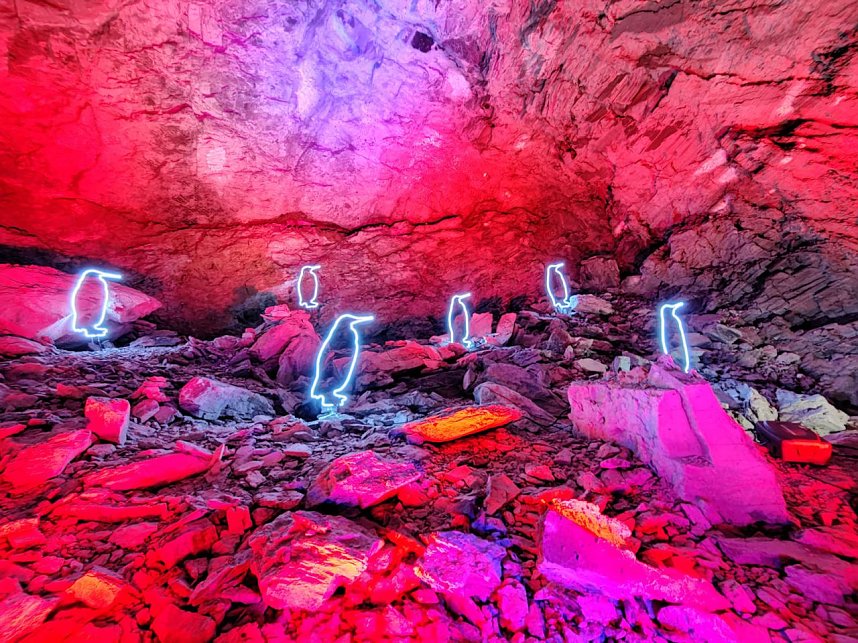 World of Lights in der Barbarossah&ouml;hle