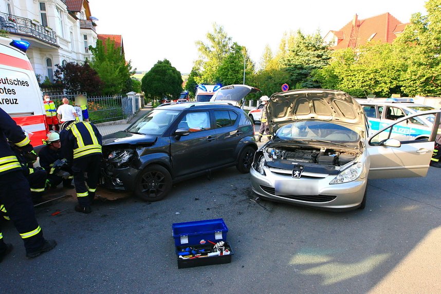 Unfall in Sondershausen