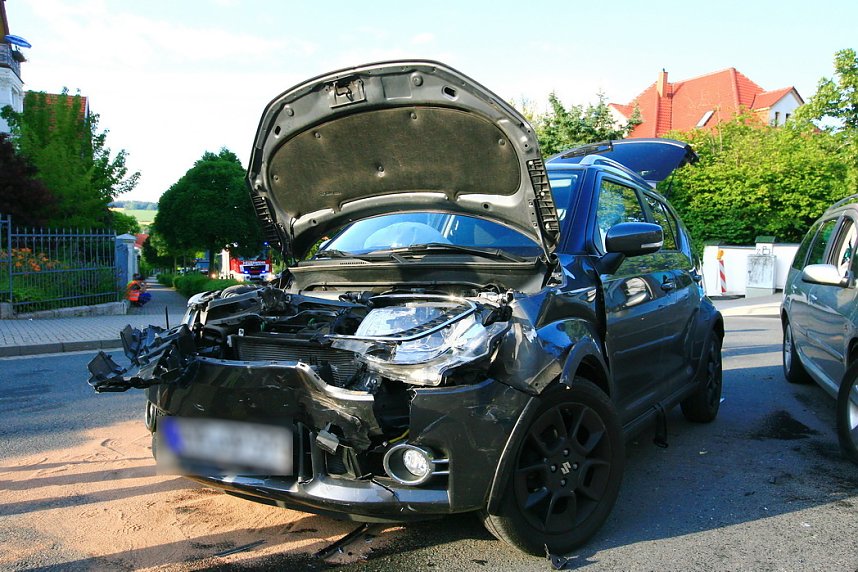 Unfall in Sondershausen