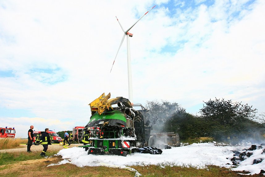 Hoher Sachschaden nach Brand an Gro&szlig;h&auml;cksler