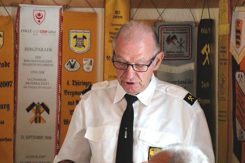 Jahresmitgliederversammlung des Bergmannsvereins "Gl&uuml;ckauf" in Sondershausen