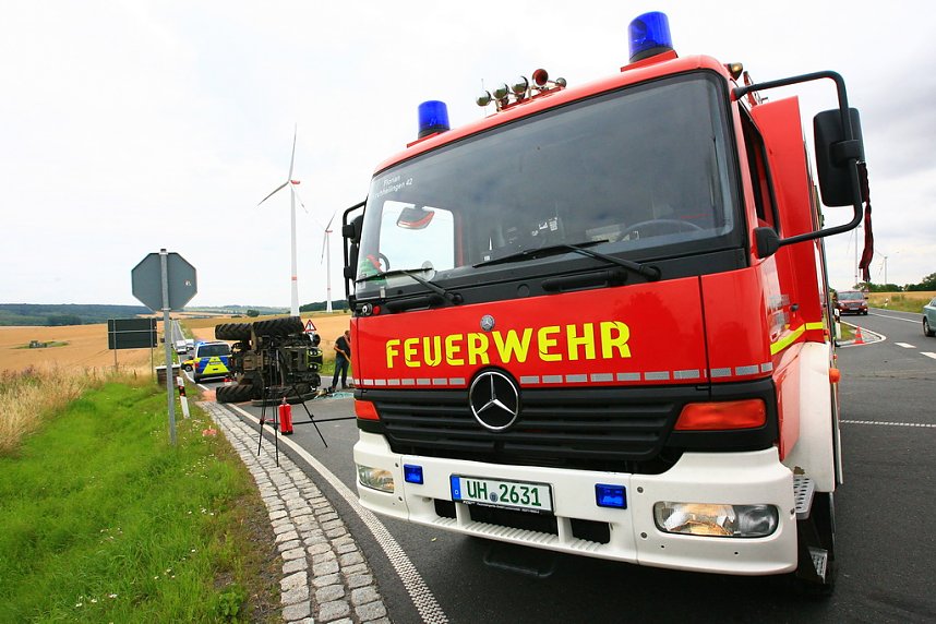 Traktor verungl&uuml;ckt