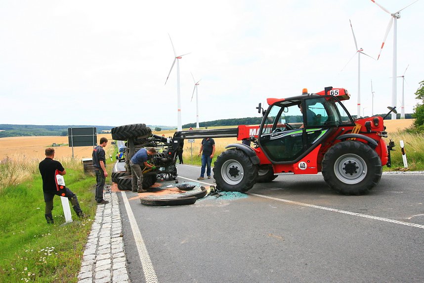 Traktor verungl&uuml;ckt