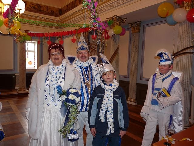 Erst&uuml;rmung Rathaus