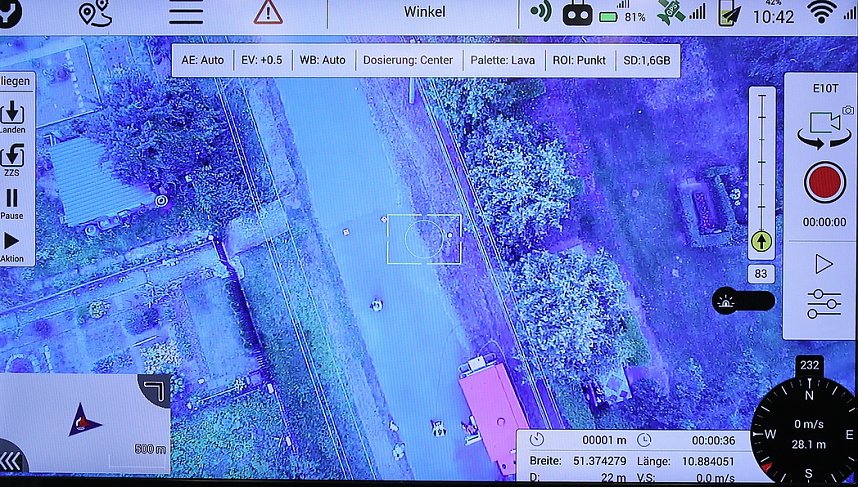 Mit Sp&uuml;rnase und Technik wurde gestern nach dem vermissten Senior gesucht