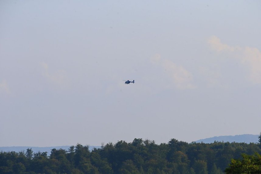 Gro&szlig;einsatz bei Mackenrode nach vermeintlichen Flugunfall