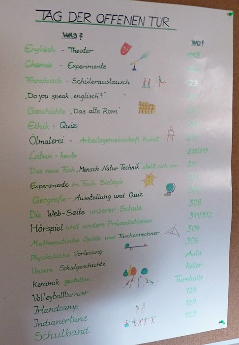 Tag der offenen T&uuml;r im Scholl-Gymnasium