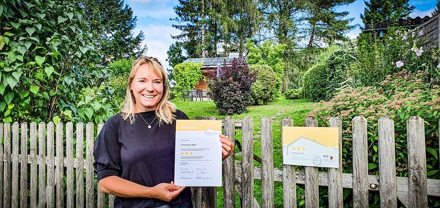 Ferienhaus in Ilfeld wurde mit 3 Sternen ausgezeichnet