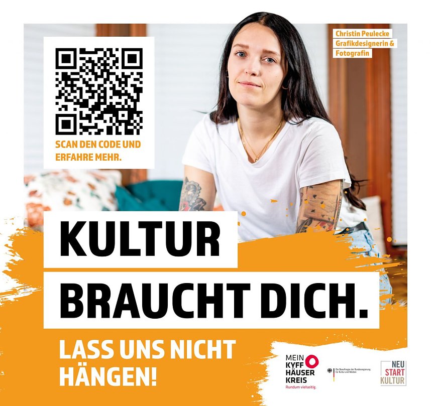 KULTUR BRAUCHT DICH � Lass uns nicht h&auml;ngen
