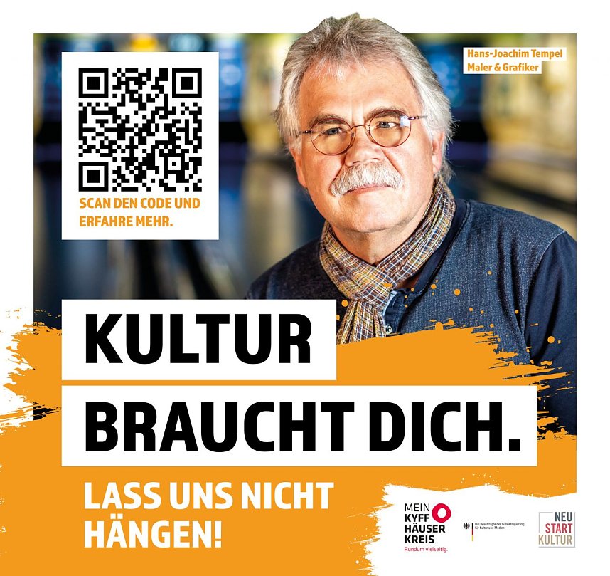 KULTUR BRAUCHT DICH � Lass uns nicht h&auml;ngen