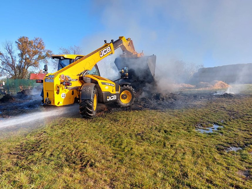 Einsatz der Feuerwehr bei Brand in Kirchengel