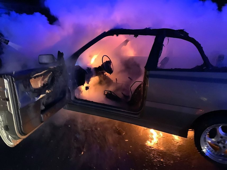 Fahrzeugbrand bei Ebeleben