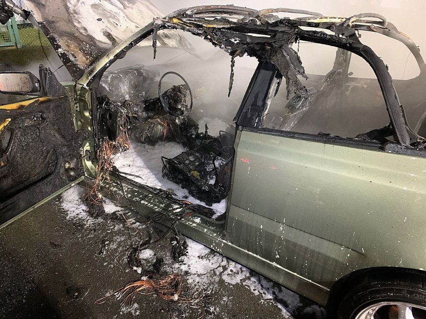 Fahrzeugbrand bei Ebeleben