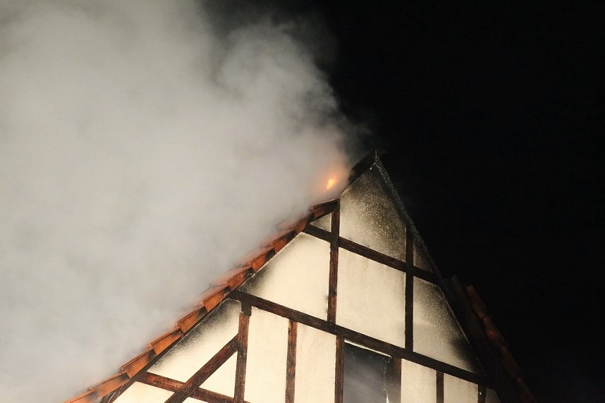 Brand im Kyffh&auml;userland