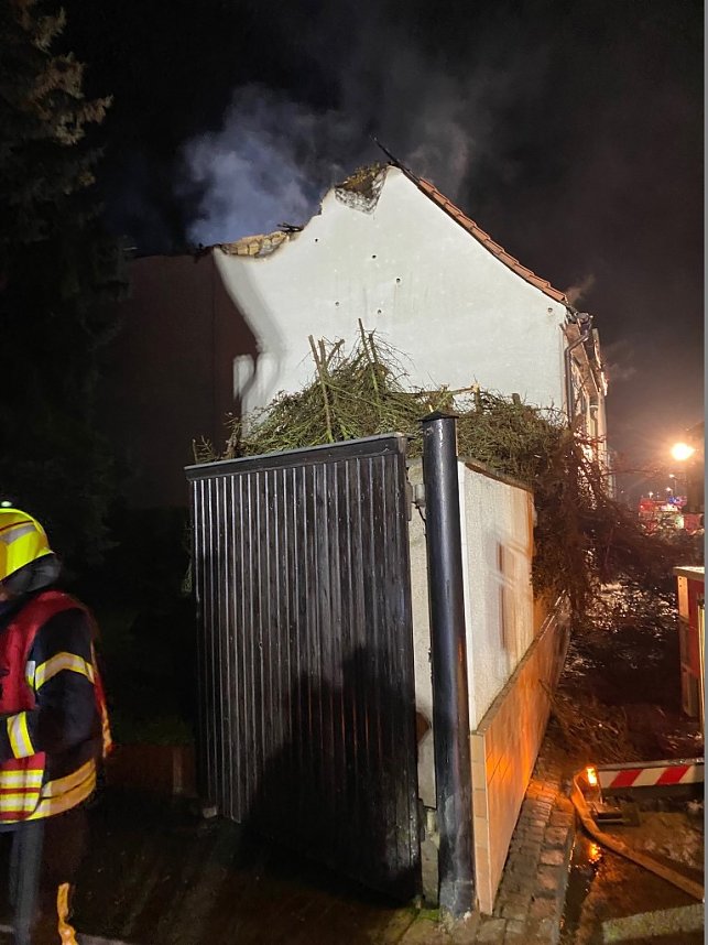 Wohnhausbrand in Seega