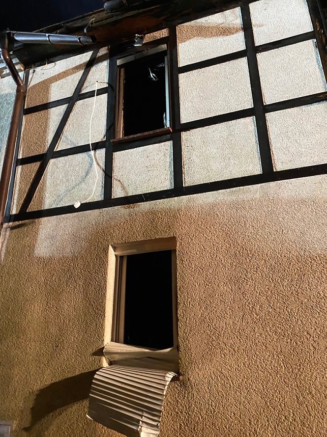 Wohnhausbrand in Seega