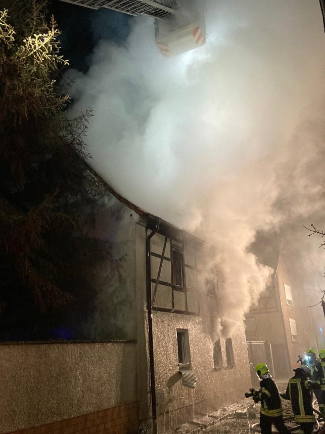 Wohnhausbrand in Seega