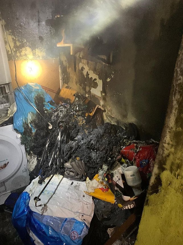 Waschk&uuml;che in Ebeleben brennt am Silvesterabend