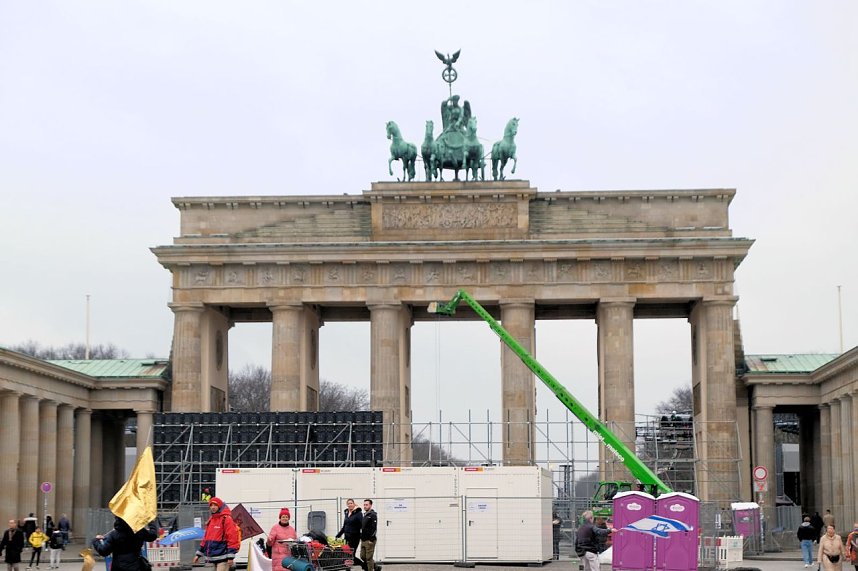 Jahreswechsel in der deutschen Hauptstadt