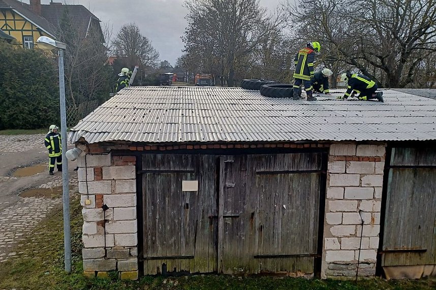Sturmtief Nadja hinterlie&szlig; nur geringe Sch&auml;den
