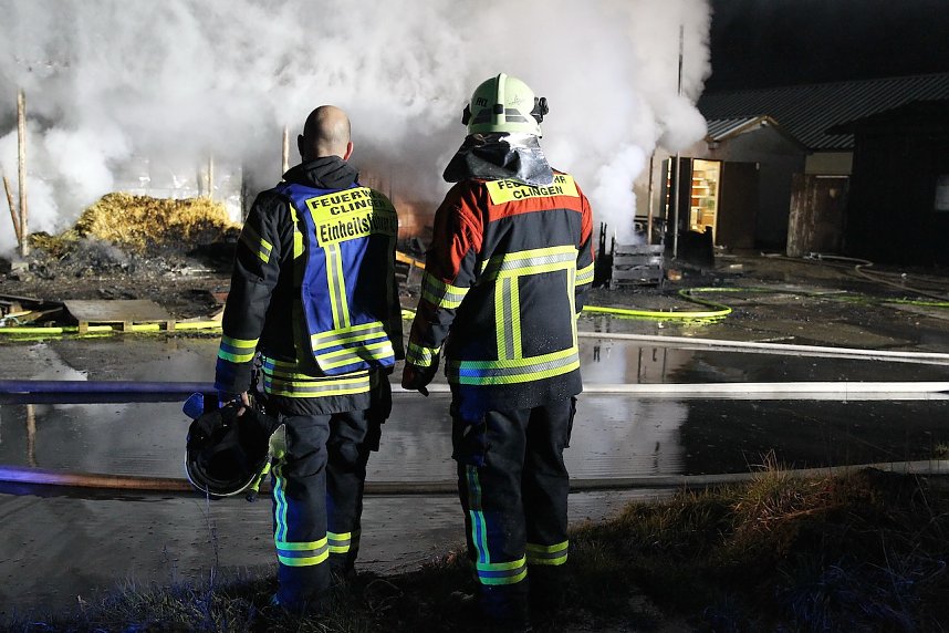 Brand im Greu&szlig;ener Gartencenter
