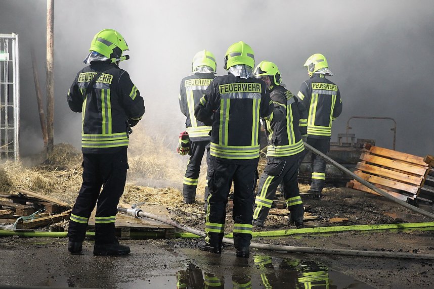 Brand im Greu&szlig;ener Gartencenter