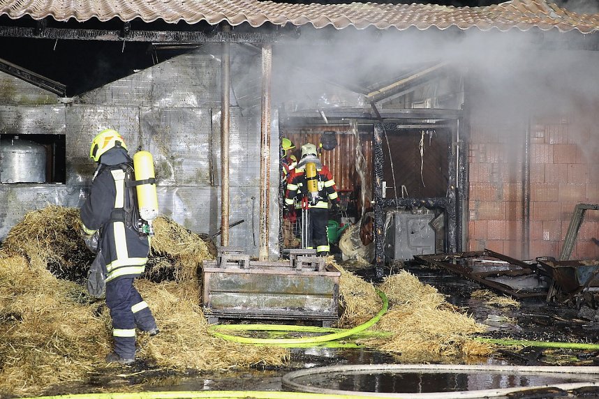 Brand im Greu&szlig;ener Gartencenter