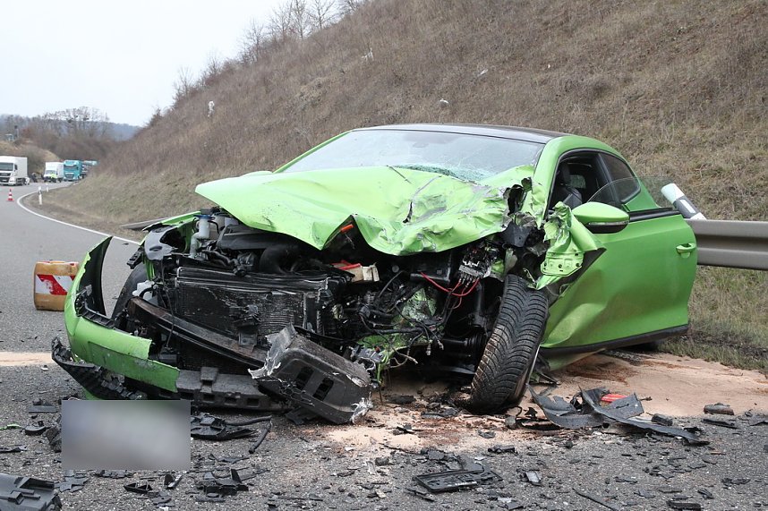Unfall heute Nachmittag auf der B4