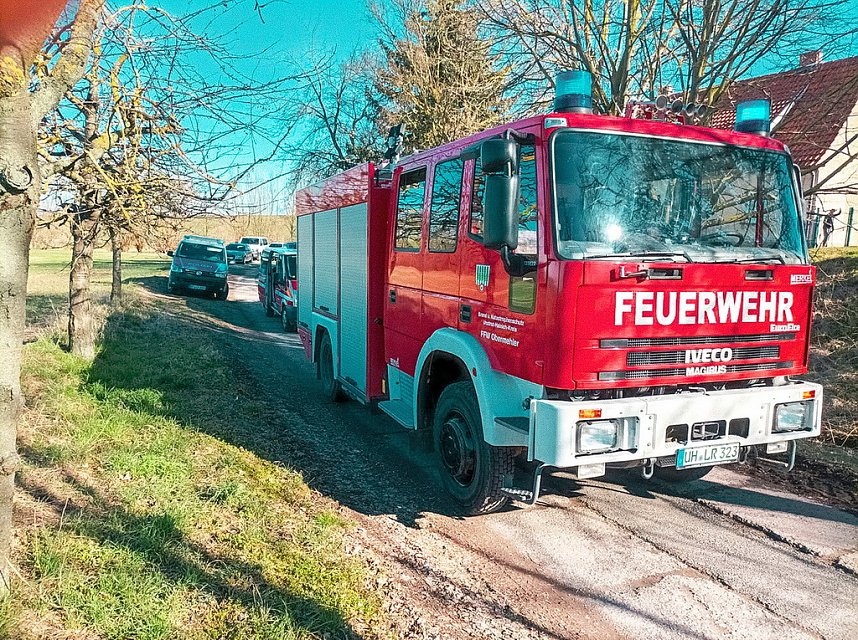 Brand in Allmenhausen