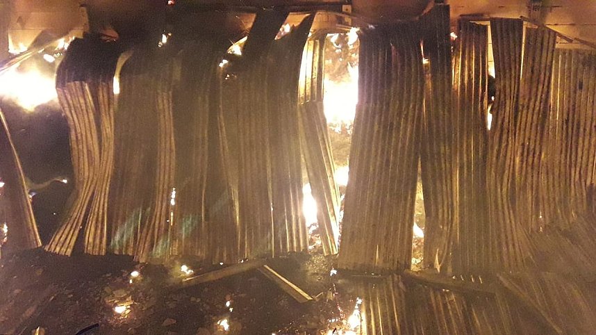 Scheunenbr&auml;nde bei Esperstedt