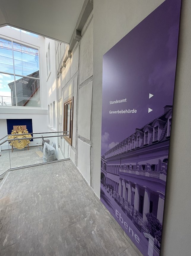 Visueller Rundgang durch das Sondersh&auml;user Rathaus