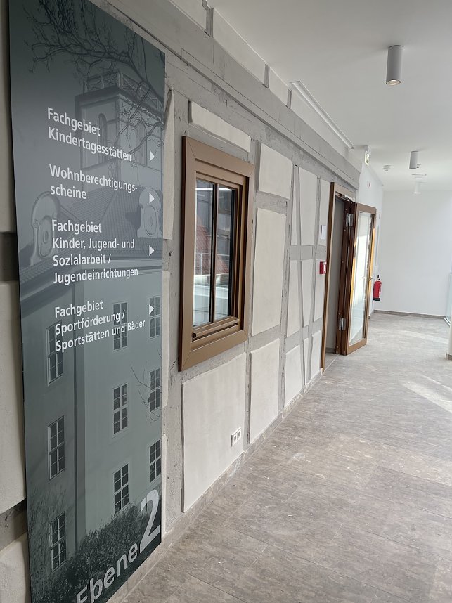 Visueller Rundgang durch das Sondersh&auml;user Rathaus