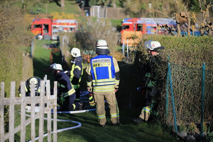 Laubenbrand in Sondershausen