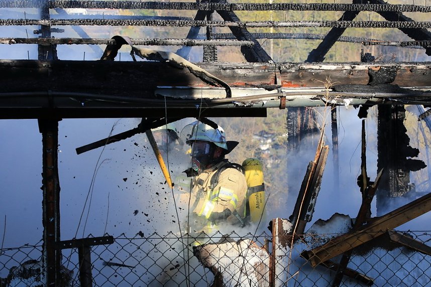 Laubenbrand in Sondershausen