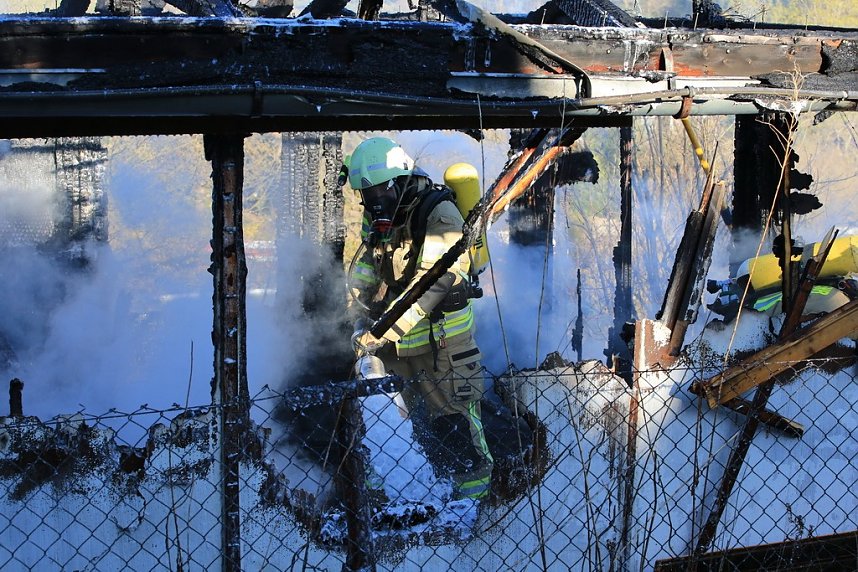 Laubenbrand in Sondershausen