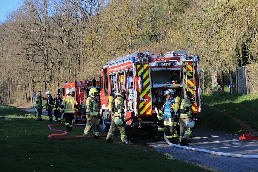 Laubenbrand in Sondershausen