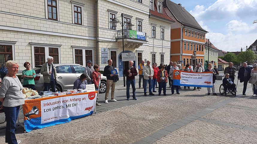 Tempo machen f&uuml;r Inklusion -barrierefrei zum Ziel
