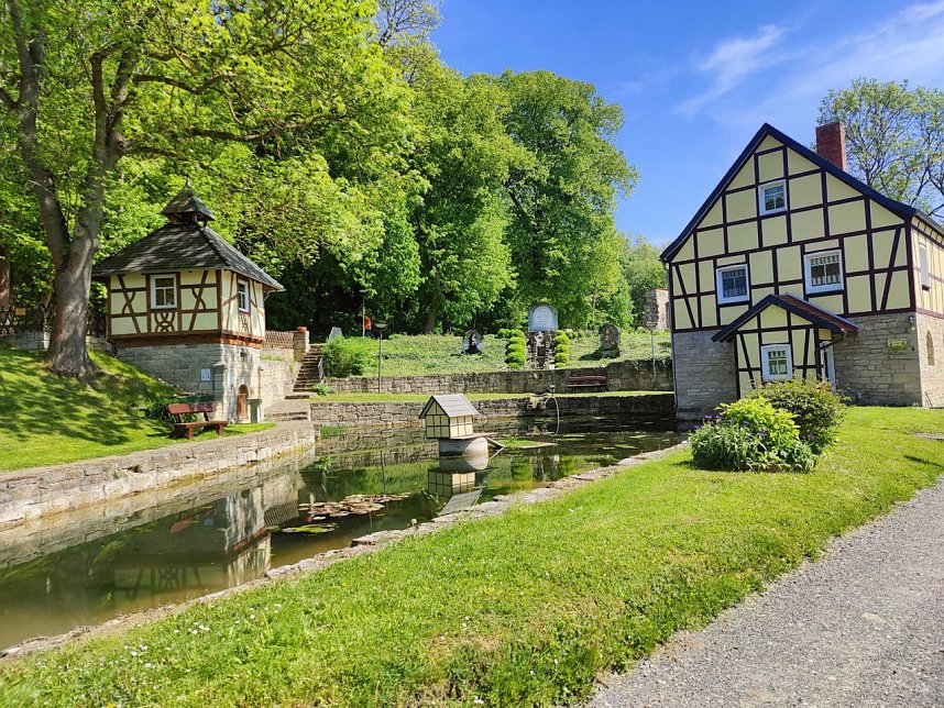 Peter Blei unterwegs in der Klosterkirche Dietenborn