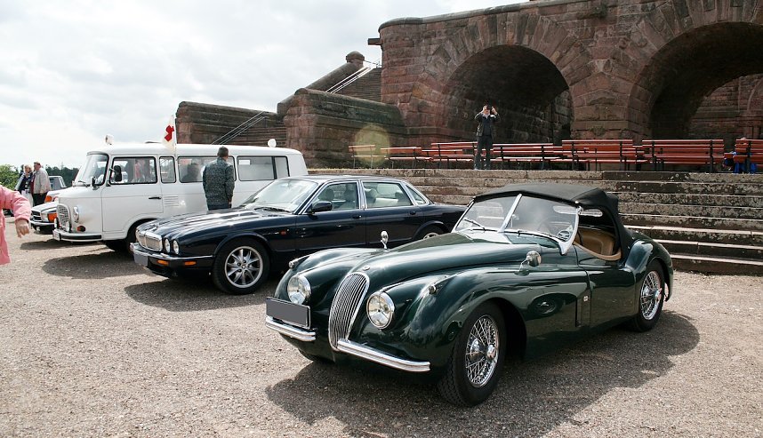 Oldtimer auf Ausfahrt am Kyffh&auml;user