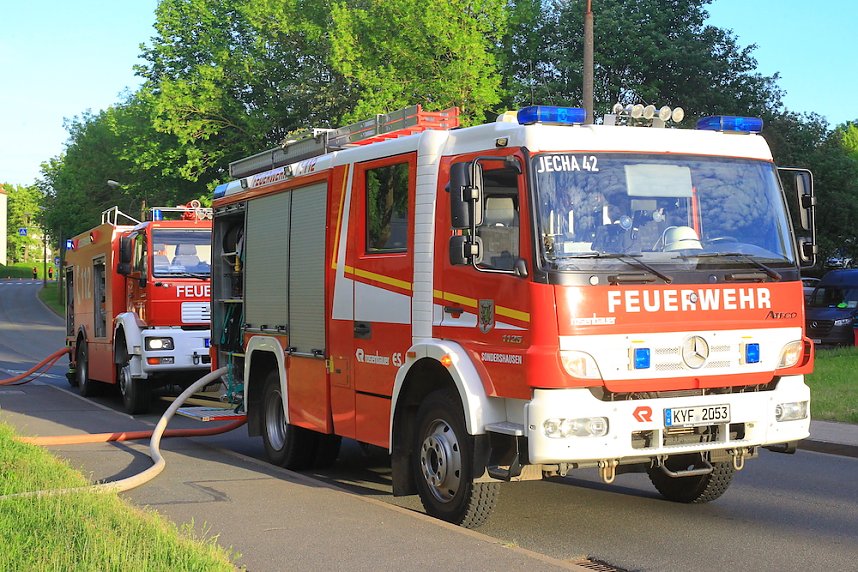 Wohnungsbrand in Sondershausen