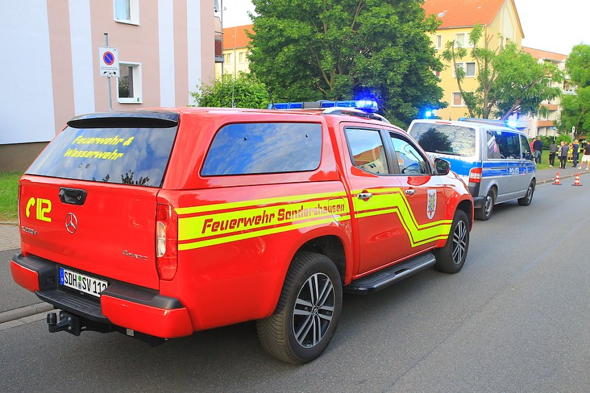 Wohnungsbrand in Sondershausen