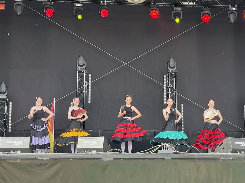 Das Tanzstudio Radeva zeigte auf dem Residenzfest in Sondershausen was seine Eleven k&ouml;nnen