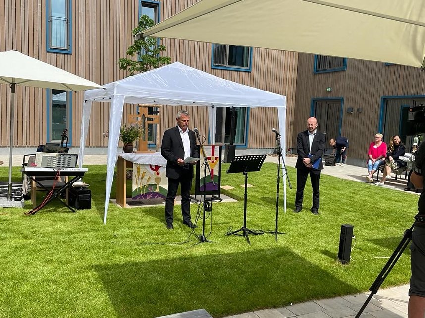 Einweihungsfeier des neuen Wohngemeinschaftshausesder Novalis Diakonie