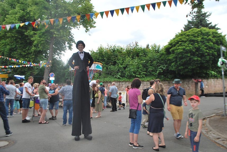 Stra&szlig;enfest der der Kindervilla in Bad Frankenhausen