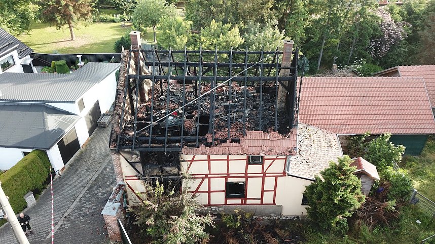 Wohnhaus in Oberspier ausgebrannt