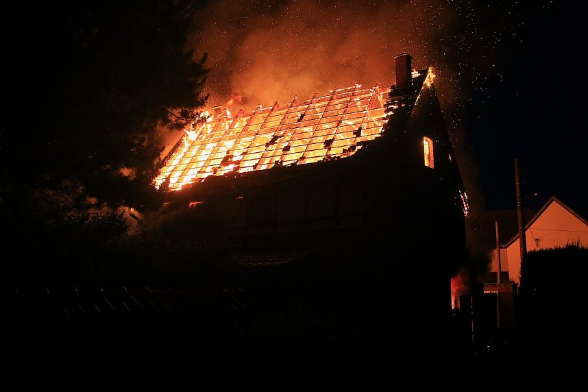 Wohnhaus in Oberspier ausgebrannt