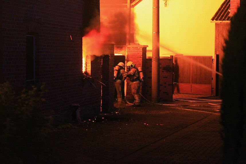 Wohnhaus in Oberspier ausgebrannt