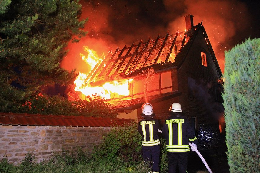 Wohnhaus in Oberspier ausgebrannt