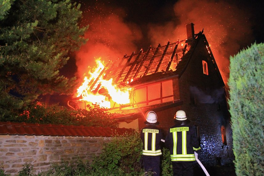 Wohnhaus in Oberspier ausgebrannt